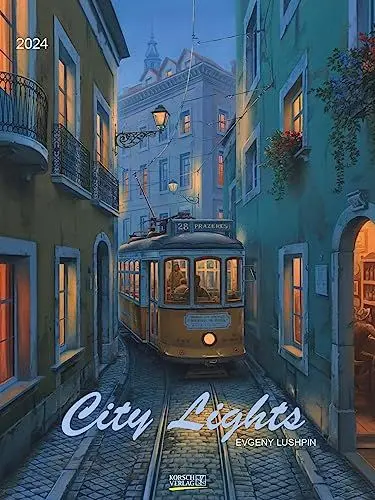 Produktbild: Citylights 2024: Großer Kunstkalender. Wandkalender mit stimmungsvollen Bildern von Evgeny Lushpin. Kunst Gallery Format: 48x64 cm