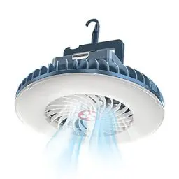 Produktbild: Civikyle 1-Stück LED Campinglampe mit Ventilator USB Aufladbar, Camping Ventilator mit Licht, Zelt lampe Lanterne Outdoor Camping Zubehör