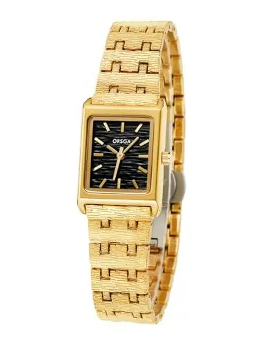 Produktbild: CIVO Armbanduhr Damen Gold Damenuhr: Klassische Analog Edelstahl Eckig - Wasserdicht Klein Luxus Uhren für Frauen