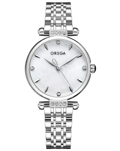 Produktbild: CIVO Armbanduhr Damen Silber Edelstahl Analog Damen Uhr Wasserdicht Klassisch Elegante Kleid Damenuhr Quarz Minimalistische Geschenke Uhren fur Frauen Damen