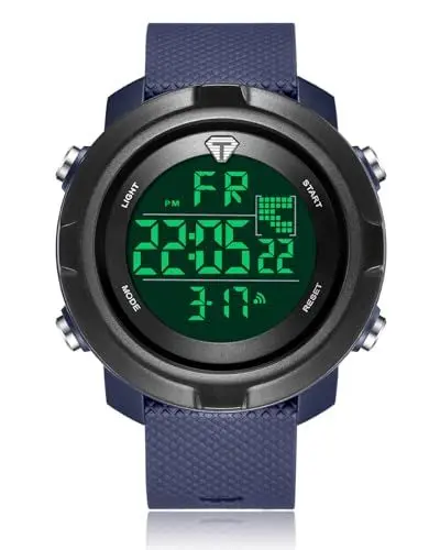 Produktbild: CIVO Armbanduhr Herren Digital Herrenuhr: Militär Sport Uhren Blau - Wasserdicht Groß Ziffernblatt Männer Digitaluhr