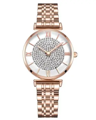 Produktbild: CIVO Damen Uhr Edelstahl Roségold Analog Quarz Armbanduhr Damen Wasserdicht Klassisch Elegante Geschenke Uhren fur Frauen Damen