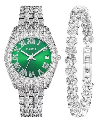 Produktbild: CIVO Damen Uhr Silber Edelstahl Analog Armbanduhr Damen Wasserdicht Klassisch Elegante Kleid Damenuhr Quarz Minimalistische Leuchtend Geschenkset fur Frauen