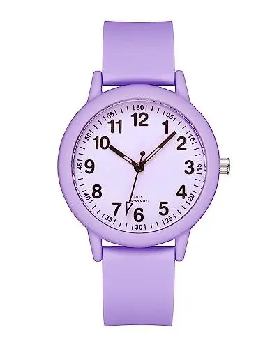 Produktbild: CIVO Damen Uhren Analog Quarz Wasserdicht Minimalistisch Armbanduhr Damen Gummi Frauen Student