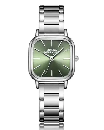 Produktbild: CIVO Damenuhr Edelstahl Analog Quarz Armbanduhr Damen Silber Wasserdicht Klassisch Elegante Kleid Damen Uhr Minimalistische Geschenke Uhren fur Frauen Damen