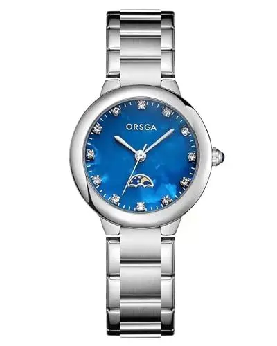Produktbild: CIVO Damenuhr Edelstahl Silber Analog Armbanduhr Damen Wasserdicht Klassisch Elegante Kleid Damen Uhr Quarz Geschenke Uhren fur Frauen Damen