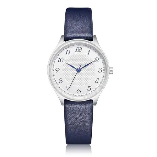 Produktbild: CIVO Damenuhr Lederarmband Analog Wasserdicht Klassische Business Quarzuhr Geschenke für Frauen