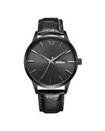 Produktbild: CIVO Herren-Uhr Lederarmband-Schwarz Analog-Datum Armbanduhr-Herren - Einfache Klassische Wasserdicht Uhren Herren Elegant Lässig Business Quarzuhr, Geschenke für Männer
