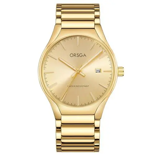 Produktbild: CIVO Herren Uhren Edelstahl Armbanduhr: Gold Analog Herrenuhr Wasserdicht Quarz Uhr Männer