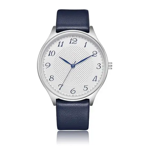 Produktbild: CIVO Herren Uhren Lederarmband Wasserdicht Analog Leder Armbanduhr Klassische Business Quarzuhr Geschenke für Männer