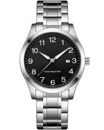 Produktbild: CIVO Uhren-Herren Edelstahl-Analog Armbanduhr-Herren Schwarz Zifferblatt - Wasserdicht Leuchtend Datum Herrenuhren Klassische Business Männer Quarzuhr Geschenke für Männer