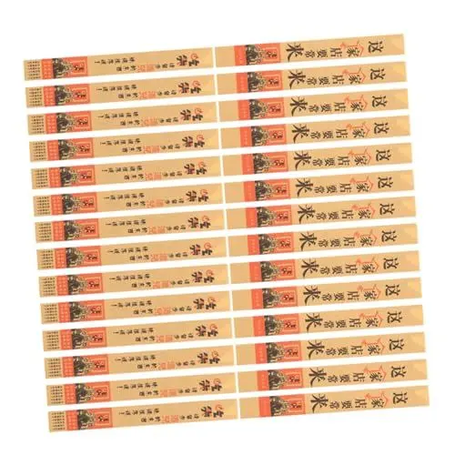 Produktbild: CIYODO 1000 Stück Essstäbchen-Verpackungspapiertüte Taschen zum Verpacken von Besteck Essstäbchenhülle aus Papier bestecktasche platzsparend Essstäbchen-Ärmel zum Mitnehmen Geschirrhüllen