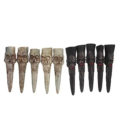 Produktbild: CIYODO Halloween-hexennägel 10 Stück Abnehmbare Kunst-kunstnägel Für Party-Kleid