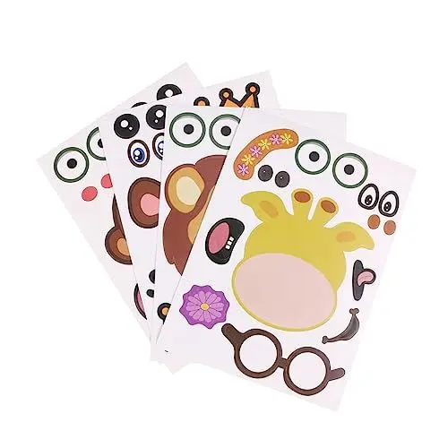 Produktbild: CIYODO 16St Tieraufkleber Scrapbooking Sticker Scrapbook Stickers tiersticker Kinder Aufkleber Spielaufkleber selber Machen Babyparty-Partyaufkleber Aufkleber Kinder Aufkleber für Kinder