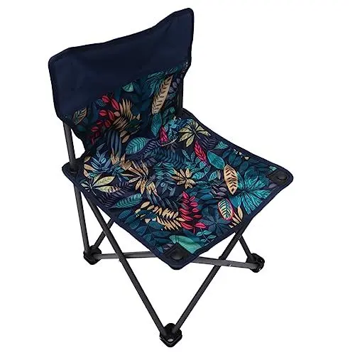 Produktbild: CIYODO 1Stk Campingstuhl faltstuhl Klappstuhl reisestuhl campinstuhl Fishing Chair Liege Campingstühle klappbarer Loungesessel Klappstühle im Freien Outdoor-Stuhl Angelrutenkoffer Blue