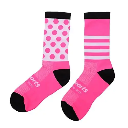 Produktbild: CIYODO 1 Paar Radsocken Atmungsaktiv Crew Socken Männer Frauen Strumpffüller Für Jungs Athletische Sportsocken Männer Strumpf Nylon Männer Und Frauen Basketballsocken Hohe Elastizität