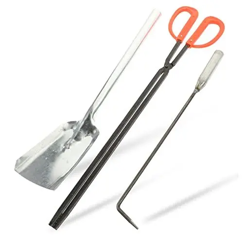 Produktbild: CIYODO Feuerbesteck-set Aus Eisen Für Kamin Und Feuerstelle Kaminschaufel Und Feuerhaken Kaminzubehör