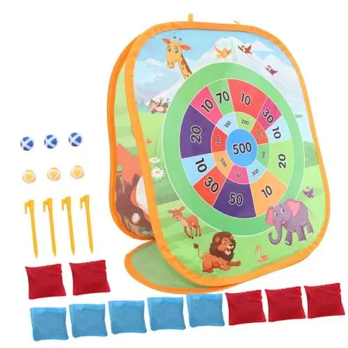 Produktbild: CIYODO 1 Satz Kinder Werfen Spielzeug Sitzsäcke Für Kinder Bohnen Säcke Outdoor-spielset Spielzeug Für Draußen Sitzsäcke Im Freien Outdoor-Spielzeug Für Kinder Sitzsack Für Kinder Tuch
