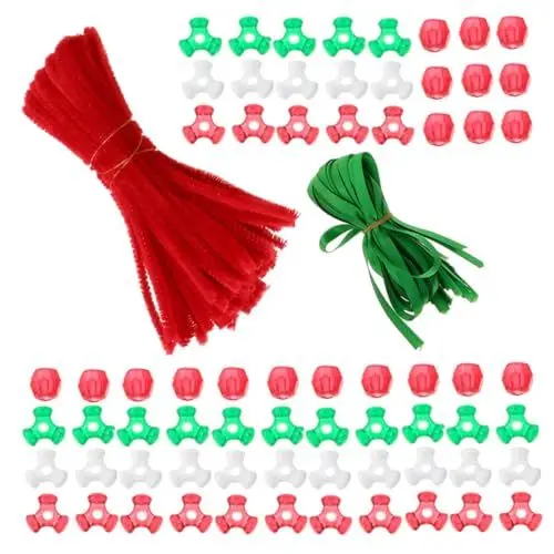 Produktbild: CIYODO Weihnachtsperlen Ornament Kit Bastelzubehör Weihnachtsdekoration Set Weihnachtsschmuck