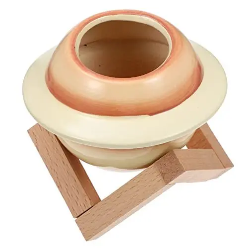 Produktbild: CIYODO Planetentopf Bonsai-Topf Aus Keramik Kleiner Blumenhalter Übertopf Mit Weltraummotiv