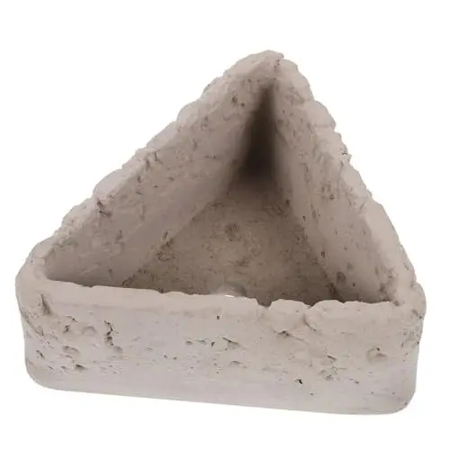 Produktbild: CIYODO Zement Dreiecks-blumentopf Für Sukkulenten Kreativer Pflanzer Robustem Material Für Dekoration Zu Hause Kleines Format Langlebig Und Stilvoll
