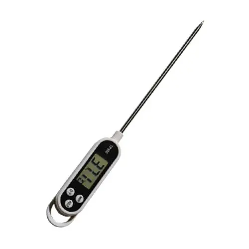 Produktbild: CIYODO 1 Stück Milchschaumthermometer Digitales Thermometer Süßigkeiten-thermometer Ofen Zimmerthermometer Kühlschrankthermometer Fleischthermometer Thermometer Aus Edelstahl Weiß