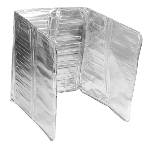 Produktbild: CIYODO 1stk Ölleitblech Ölspritzersichere Schallwand Wärmeisolationsschild Prallplatte Kochen Ölbeständige Schallwand Schutzschild Gegen Ölspritzer Kochschild Silver Verzinktes Blech