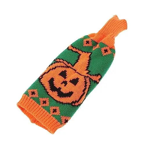 Produktbild: CIYODO 1stück Halloween Weinflasche Dekoration Lustiger Baumwoll-weinflaschenbezug Für Halloween Als Tischdeko Und Flaschenschutz Für Partys Und Familienfeiern