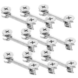 Produktbild: CIYODO 20 Sätze Möbelnocken-Befestigungssatz Verbindungsstücke, Dübel, Beschläge Cam-Lock-Befestigung ersatzteile für gartenmöbel Schrank verbinder Schrankmöbeldübel Möbelbeschlagsatz