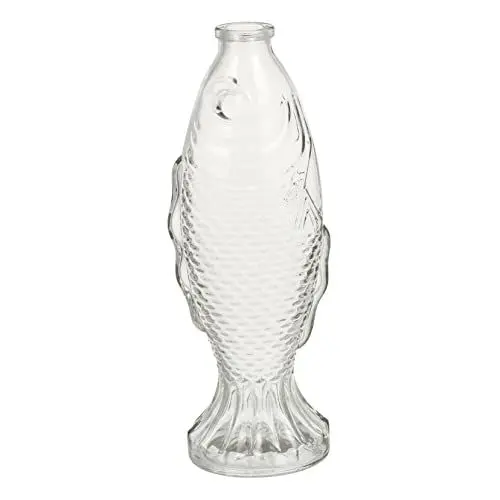 Produktbild: CIYODO 2St Fisch förmige Glasflasche Krug Whiskey Dekorationen für Aquarien klare dekorative Flasche wohnungsdeko blumenstecker Blumentöpfe Anlage Dekanter im Fischdesign Fischflasche