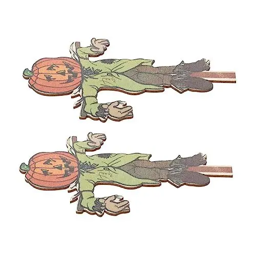 Produktbild: CIYODO 2 Stück Gartendekoration Vogelscheuche Halloween Steckdekoration Kreative Filigrane Garten-Dekoration Installieren