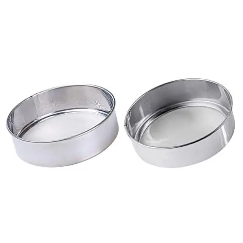 Produktbild: CIYODO 60 Mesh 40 Mesh Sieb Set Feine Mehl Sieb Sieb Für Kuchen Backen Filter