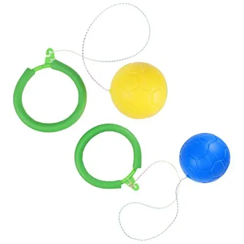 Produktbild: CIYODO 2St Sprungring Sprungball Springseil für Kinder Spielzeug aus weichem Material Kinder fitnessgeräte Unterhaltungsspielzeug für den Außenbereich Kinderspielzeug Spielzeuge Flummi