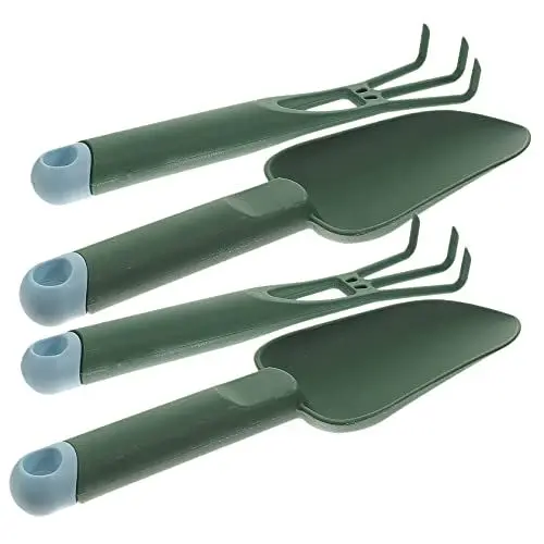Produktbild: CIYODO Garten-handwerkzeug-Set 4-teilig Bonsai-Kelle Rechen-Set Robustes Material Zum Pflanzen Jäten Und Lösen des Bodens