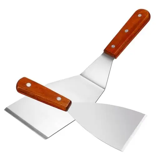 Produktbild: CIYODO 2er-set Küchen-bratspatel Grillwerkzeuge Für Pfannkuchen Leicht Zu Reinigender Backspatel Feine Handwerkskunst