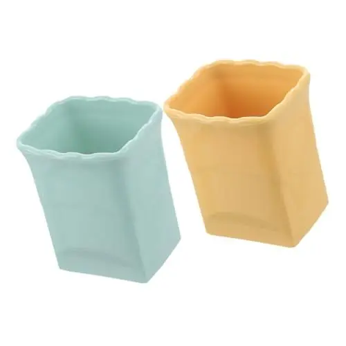 Produktbild: CIYODO 2 Stk Obstschneider - Und Gemüseschneider Cortadora De Papas Schneidebecher Für Die Garnierhobel Bananenschneider Erdbeerschneider Fruchtschneider Tassenschneider Plastik