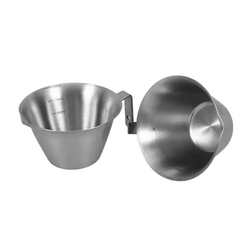 Produktbild: CIYODO Espressotassen-set Aus Edelstahl Mini-espresso-messbecher Auslaufsicherer Reisebecher Zur Dosierung Von Kaffeebohnen