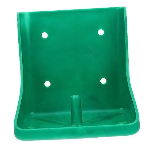 Produktbild: CIYODO 2 Stück Leckbox Für Rinder Und Schafe Mit Salzsteinen Trog Salzhalter Für Rinder Mineral Pferd Heu Salzleckhalter Montiert Wurmkur Grüner Kunststoff