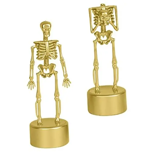 Produktbild: CIYODO 2Stücke Halloween Skelett Figuren Gruselige Tischdekoration für Halloween Partys Sammlerstücke für Innen und Außendekoration Halloween Ornamente