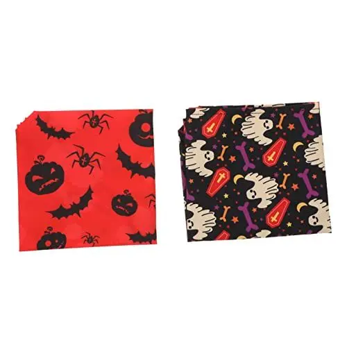 Produktbild: CIYODO 2 Stück Halloween Haustier Speicheltuch Halloween Dreiecksschal Bezauberndes Hundehalsband