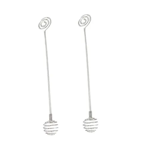 Produktbild: CIYODO 2st Honig-rührstab Kaffee-rührstab Edelstahlstangen Kaffeemischstab Honiglöffel Aus Metall Stab Aus Edelstahl Schneebesen Aus Edelstahl Pürierstab Marmelade Schatz Wiederverwendbar