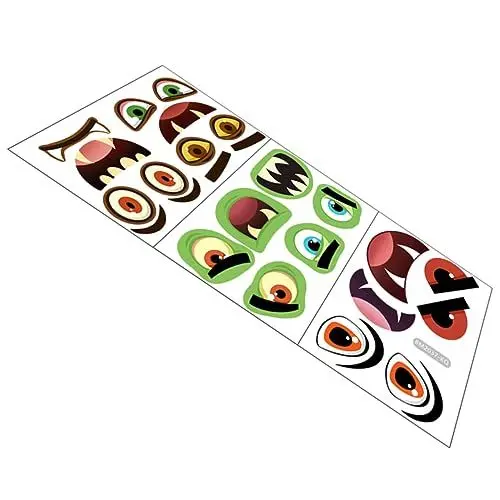 Produktbild: CIYODO Halloween-kürbis-Aufkleber 3er-Pack Kürbisgesicht-Aufkleber Für Halloween-Dekoration Partyzubehör
