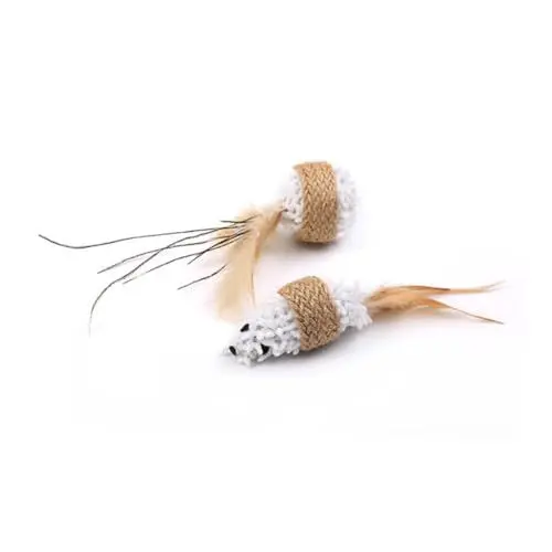 Produktbild: CIYODO 3 STK Katze Indoor-Spielpuppe Plüschrattenspielzeug Tierspielzeug Plüschtiere interaktives Spielzeug für Katzen katzenmöbel Lernspielzeug für Haustiere Greifspielzeug für Katzen