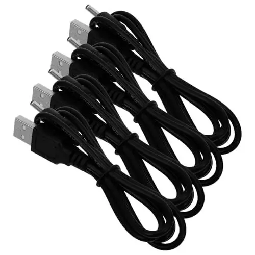 Produktbild: CIYODO 4stücke USB-dc-ladekabel Ersatz-dc-ladekabel Für Licht Awg Universalkabel Für Tischlampen Kleine Ventilatoren Und Tablets