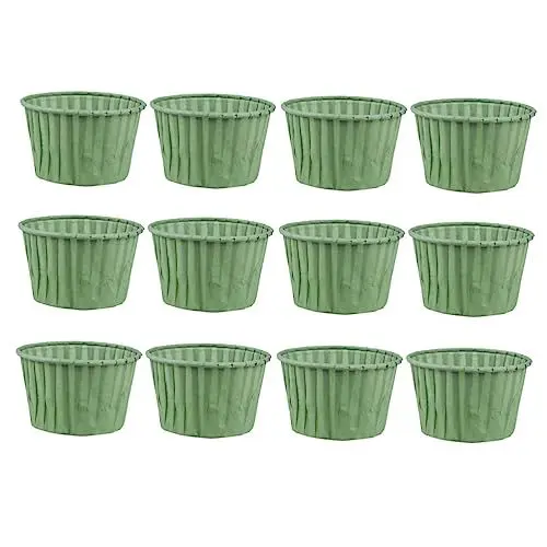 Produktbild: CIYODO Stabile Muffin-papierbecher 50 Stück Dunkelgrün Backbecher Dekorative Cupcake-verpackung Für Zuhause Geschäft Partygeschenke