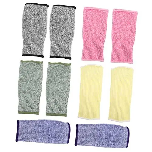 Produktbild: CIYODO 5 Paare Schneid feste Arm manschette Ärmel zum Bedecken der Arme für Frauen Ärmelschoner Schutzärmel gegen Schnitte Schnittschutzärmel für den Werkstattbedarf Armstulpen für Männer