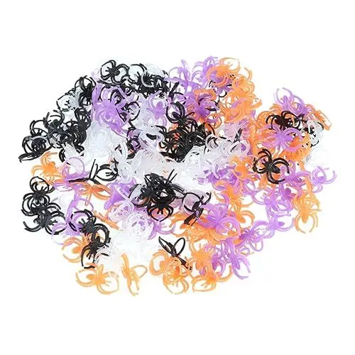 Produktbild: CIYODO 60-teiliges Satz Mit Cartoon-spinnenringen Für Halloween Fingerring-spielzeug Fingerschmuck Für Kinder Und Mädchen