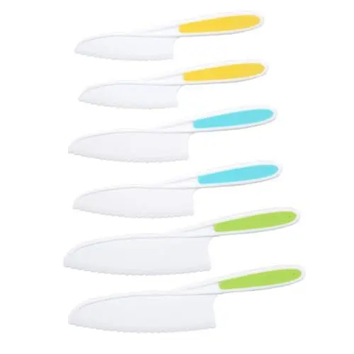 Produktbild: CIYODO 6st Kuchenmesser Gemüse Obstschneider Pp Kuchenschneider Kuchen Pp Werkzeug Zum Schneiden Von Früchten Backmesser Kinder Tortendessertschneider Obstmesser Für Kinder