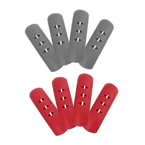 Produktbild: CIYODO 8St Topf Ohrringe Topfgriffhülsen Halter für küchenutensilien Ofenschutz Topfgriffabdeckung Topfgriff Handschutz Ärmel für Topfgriffe Ohrstöpsel gegen Verbrühungen Kieselgel