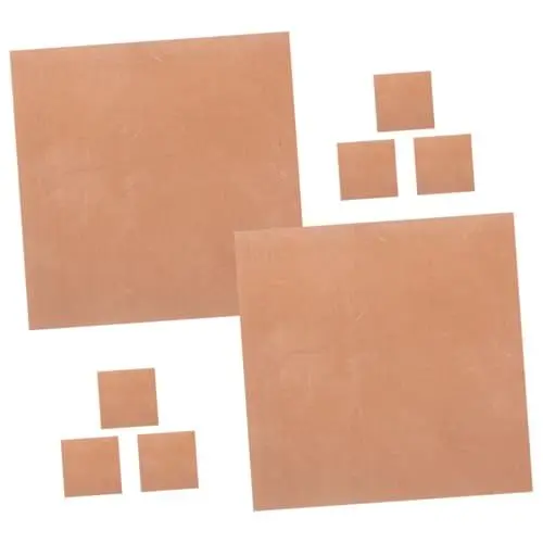 Produktbild: CIYODO Kupferbleche Zum Basteln Metallbleche Zur Schmuckherstellung Kupferplatten-set